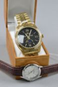 A GENTS ASTRON QUARTZ WRIST WATCH AND ANOTHER (2)