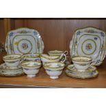 PARAGON CHINA TEASET, florally decorated (22)