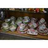 VARIOUS TEAWARES, Royal Albert 'Lady Carlyle' (seconds) (19) and Paragon 'Pompadour' and '