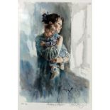 GORDON KING, 'MOTHER AND CHILD', a limited edition artist proof 1/6, signed, titled and numbered