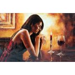 MARK BRAITWAITE, 'CANDLELIT THOUGHTS', a limited edition box canvas print 9/95, signed and