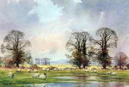HOWE BENNETT, 'AFTER THE FLOOD', an original watercolour painting, signed by the artist, double