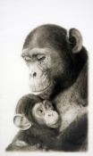 WENDY CORBETT, 'SAFE IN THE ARMS', an artist proof print 7/49, signed and numbered, with