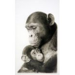 WENDY CORBETT, 'SAFE IN THE ARMS', an artist proof print 7/49, signed and numbered, with