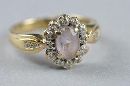 A 9CT DRESS RING, approximate weight 3.3 grams, ring size K