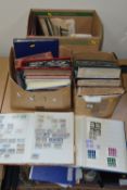 A DUPLICATION ACCUMULATION OF GREAT BRITISH AND BRITISH EMPIRE STAMPS, in albums (5), stockbooks (