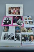A VERY LARGE COLLECTION OF AUTOGRAPHS IN TEN ALBUMS, featuring Tom Jones, Tina Turner, Paul