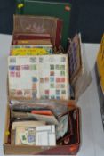 VARIOUS STAMPS, in albums and loose, including Alfred Smith 1881 stamp catalogued, also an album