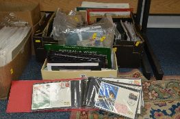 AN ACCUMULATION OF MAINLY MODERN STAMPS AND COVERS, with coin covers, Benham commemorative covers,