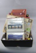 A COLLECTION OF MAINLY GREAT BRITISH PHQ CARDS AND PRESENTATION PACKS, in seven albums (box)