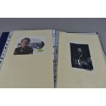 AN AUTOGRAPH ALBUM, containing approximately 65 signatures of Sports Stars and Pop Stars including