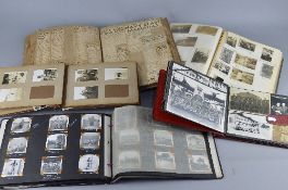 FOUR PHOTOGRAPHIC ALBUMS, to include WWII and post WWII photographs including a scrapbook of press
