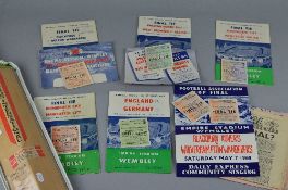 A SMALL COLLECTION OF 1950'S F.A. CUP FINAL PROGRAMMES, to include Blackpool v Bolton Wanderers