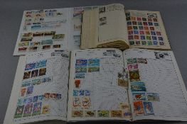 VARIOUS STAMPS, in five albums and loose