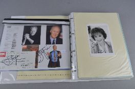 AN AUTOGRAPH ALBUM, containing approximately 85 signatures of Stars of stage, screen, theatre, radio