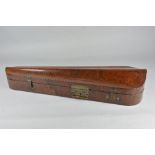 A LATE VICTORIAN ROSEWOOD VENEERED VIOLIN CASE, with red lined interior, length approximately 79cm