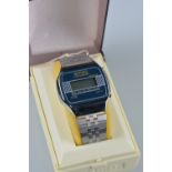 A CASIO MIYOKO CHRONOGRAPH DIGITAL QUARTZ WATCH, module Nos.83/108, boxed and warranty