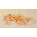 KAY BOYCE, 'THOUGHTS I', a limited edition print 281/500, signed and numbered in coloured pencil,