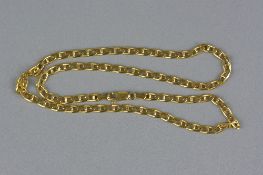 AN 18CT LINK NECKLACE, approximate length 45cm, approximate weight 18.0 grams
