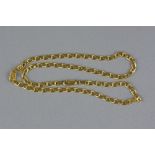 AN 18CT LINK NECKLACE, approximate length 45cm, approximate weight 18.0 grams