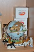 A WADE 2007 MEMBERS ONLY 'ANIMALS FROM AROUND THE WORLD' SET OF WHIMSIES, limited edition of 500,
