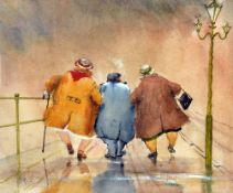 DES BROPHY,'ESCORTS', a limited edition print 22/295, signed, titled and numbered in pencil, with