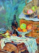ROLF HARRIS, (AUSTRALIAN B.1930), 'Still Life (Homage To Cezanne), a Limited Edition print, signed