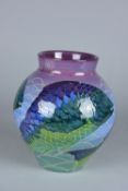 A DENNIS CHINA WORKS SALLY TUFFIN SEA BREAM DESIGN LIMITED EDITION VASE, No.53, bears marks for Rory
