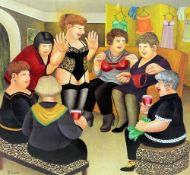 BERYL COOK, (BRITISH 1926-2003), 'Party Girls', a Limited Edition print, 370/650, signed and