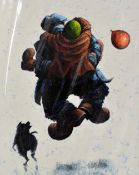 ALEXANDER MILLAR, (SCOTTISH B.1960), 'Over The Moon', a Limited Edition print, 162/195, signed and