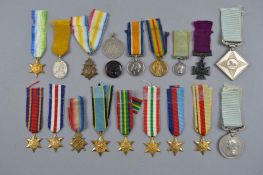 AN ALBUM OF MINIATURE MEDALS, period to include Imperial Yeomanry LS. Kabul to Kandahar Star (