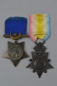 A PAIR OF VICTORIAN MEDALS, as follows, Kabul to Khandahar Star, impressed naming to 182 Private R