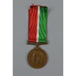 WWI MERCHANTILE MARINE WAR MEDAL, named to A.G. Stalker