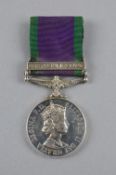 CAMPAIGN SERVICE MEDAL, ERII, Northern Ireland Bar, correctly named to 24158135 Tpr (Trooper), H.
