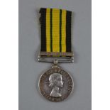 AFRICA GENERAL SERVICE MEDAL, ERII Kenya Bar, correctly named to 3125930 Sgt A. Lawson RAF