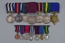 AN IMPRESSIVE AND SIGNIFICANT IRISH VICTORIAN GROUP OF SEVEN MEDALS, spanning from Victoria to