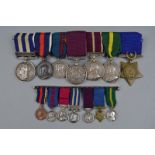 AN IMPRESSIVE AND SIGNIFICANT IRISH VICTORIAN GROUP OF SEVEN MEDALS, spanning from Victoria to