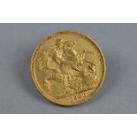 A FULL GOLD SOVEREIGN, Sydney Mint 1890
