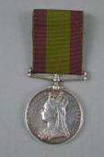 AFGHANISTAN MEDAL, (no bar), obverse type 1878-9-80, correctly named to 1337 Pte V. Davies 66th