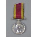 CHINA WAR MEDAL 1842, this example has many edge knocks around rim, but naming details are still