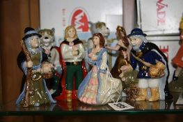 A SET OF SIX WADE COLLECTORS CLUB FIGURES FOR 2003, 'Beauty and the Beast', to include 'Beauty', '