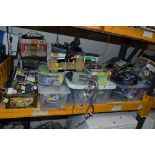 A LARGE QUANTITY OF COMPUTER EQUIPMENT, hard drives, mother boards etc