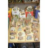 TWENTY FOUR LILLIPUT LANE SCULPTURES, (four boxed) all brown backstamp, to include 'Hopcroft