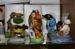 A SET OF SIX WADE MEMBERSHIP FIGURES FOR 2000, 'Wind in the Willows' to include 'Toad', 'Ratty and