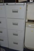 A ROYALE FOUR DRAWER FILING CABINET, (two keys)