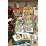 FOURTEEN BOXED BRITISH COLLECTION LILLIPUT LANE SCULPTURES, to include 'Yorkvale Cottage' L2042, '