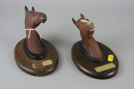 TWO BESWICK HORSE PLAQUES, 'Arkle' No.2700 and 'The Minstrel' No.2701 (2)