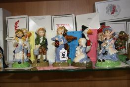 TEN WADE LIMITED EDITION FIGURES FROM THE NURSERY RHYME COLLECTION, 'Humpty Dumpty', 'Goosey