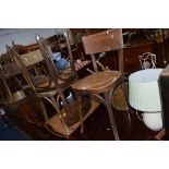 EIGHT BENTWOOD CHAIRS