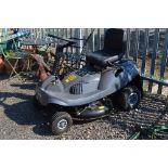 A MOUNTFIELD R25M RIDE ON PETROL LAWNMOWER (no grass box) (flat battery, untested)